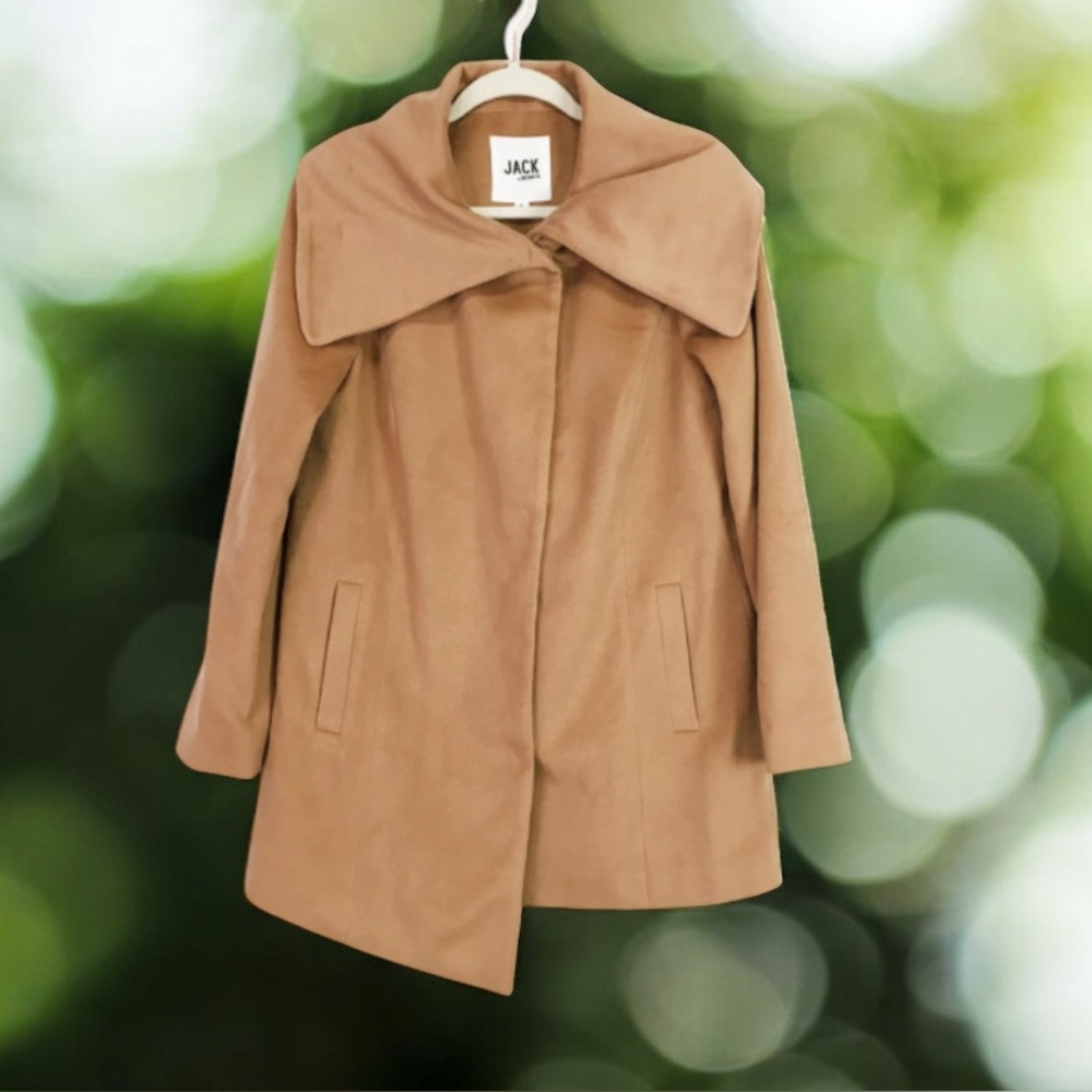 JACK BY BB DAKOTA CAMEL symmetrical coat women’s jacket size small
